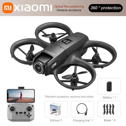 Xiaomi D16 Mini Drone Dual Camera 8K HD Aerial Aircraft Obstacle Avoidance UAV Fixed Remote Control Airplane Gift Toys 20000M