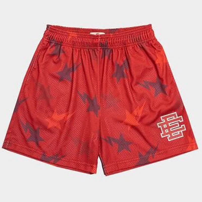 Eric Emanuel New Men Beach Board Shorts fitness Training Workout Sport Short Pants Women Summer Gym Jogging Mesh Casual Short