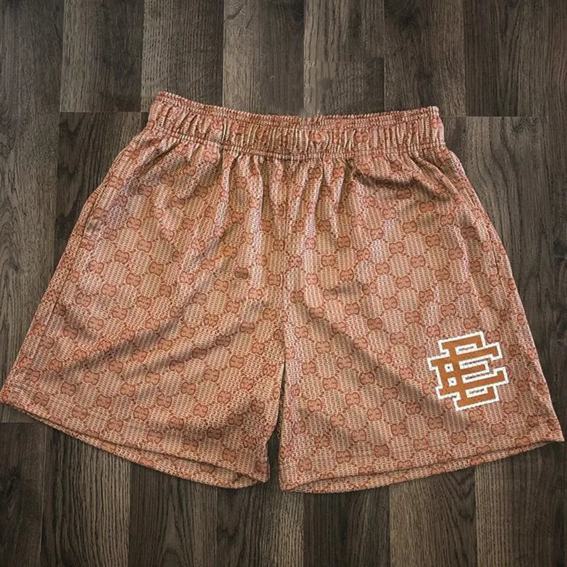 Eric Emanuel New Men Beach Board Shorts fitness Training Workout Sport Short Pants Women Summer Gym Jogging Mesh Casual Short
