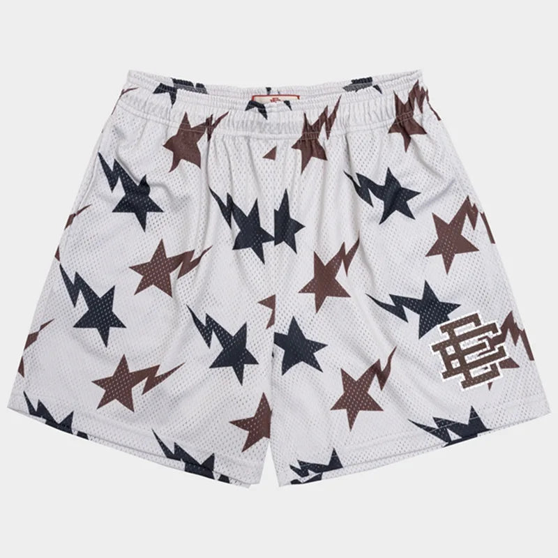 Eric Emanuel New Men Beach Board Shorts fitness Training Workout Sport Short Pants Women Summer Gym Jogging Mesh Casual Short