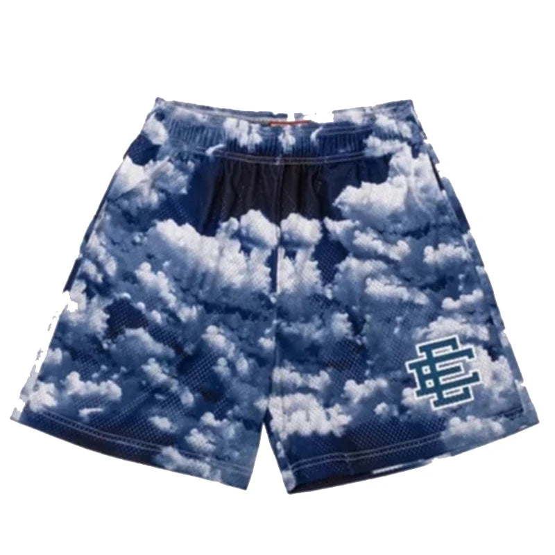Eric Emanuel New Men Beach Board Shorts fitness Training Workout Sport Short Pants Women Summer Gym Jogging Mesh Casual Short