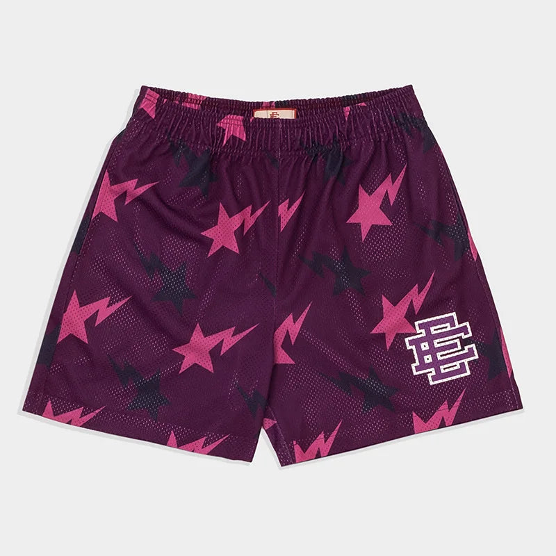 Eric Emanuel New Men Beach Board Shorts fitness Training Workout Sport Short Pants Women Summer Gym Jogging Mesh Casual Short