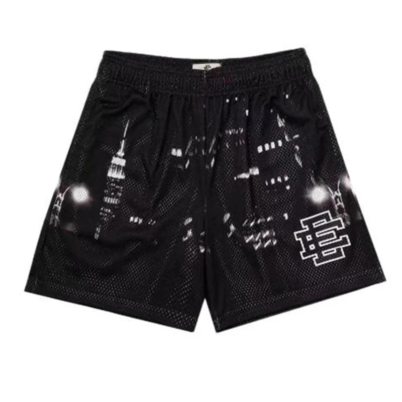 Eric Emanuel New Men Beach Board Shorts fitness Training Workout Sport Short Pants Women Summer Gym Jogging Mesh Casual Short