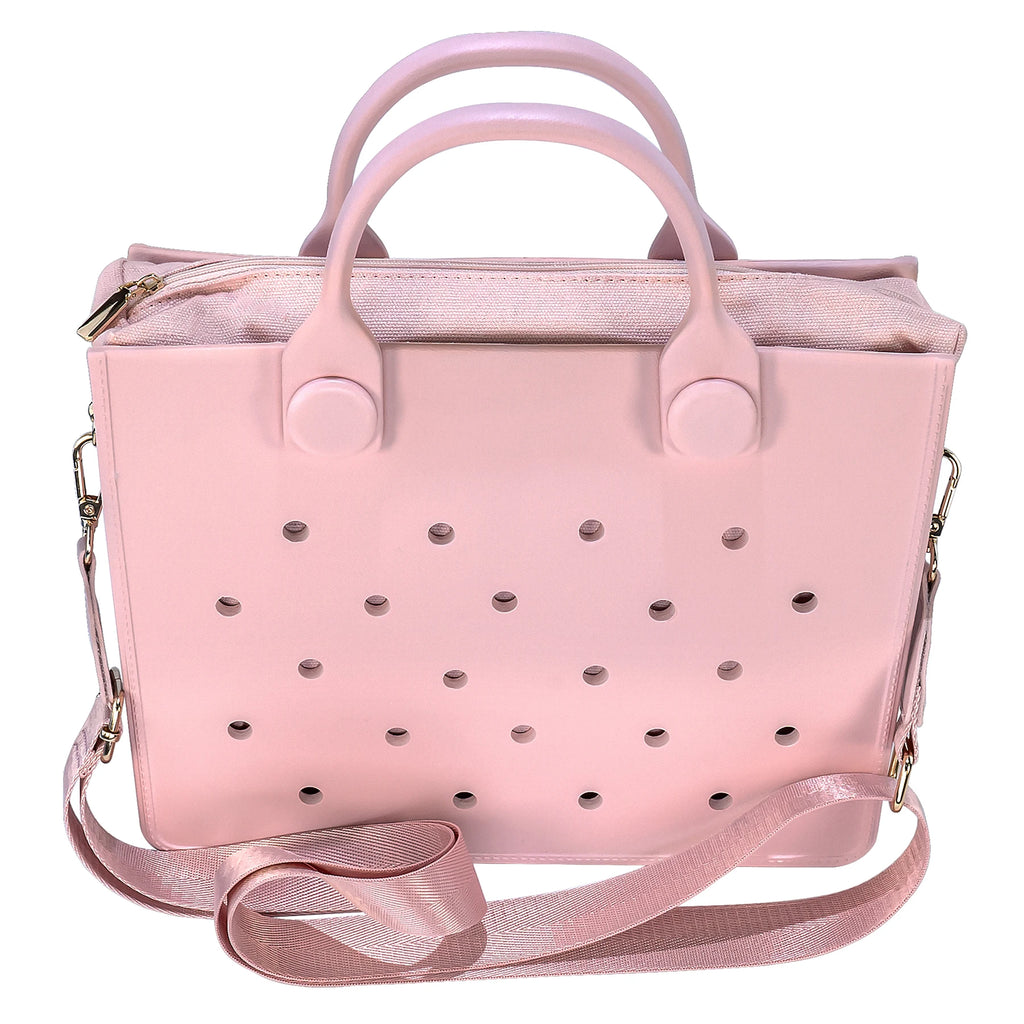 Waterproof EVA Handbag Punching Women's Tote Bags With Shoulder Strap for Women Hand Tote Bag Beach Bag