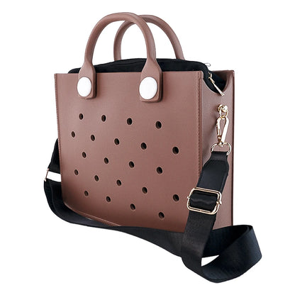 Waterproof EVA Handbag Punching Women's Tote Bags With Shoulder Strap for Women Hand Tote Bag Beach Bag