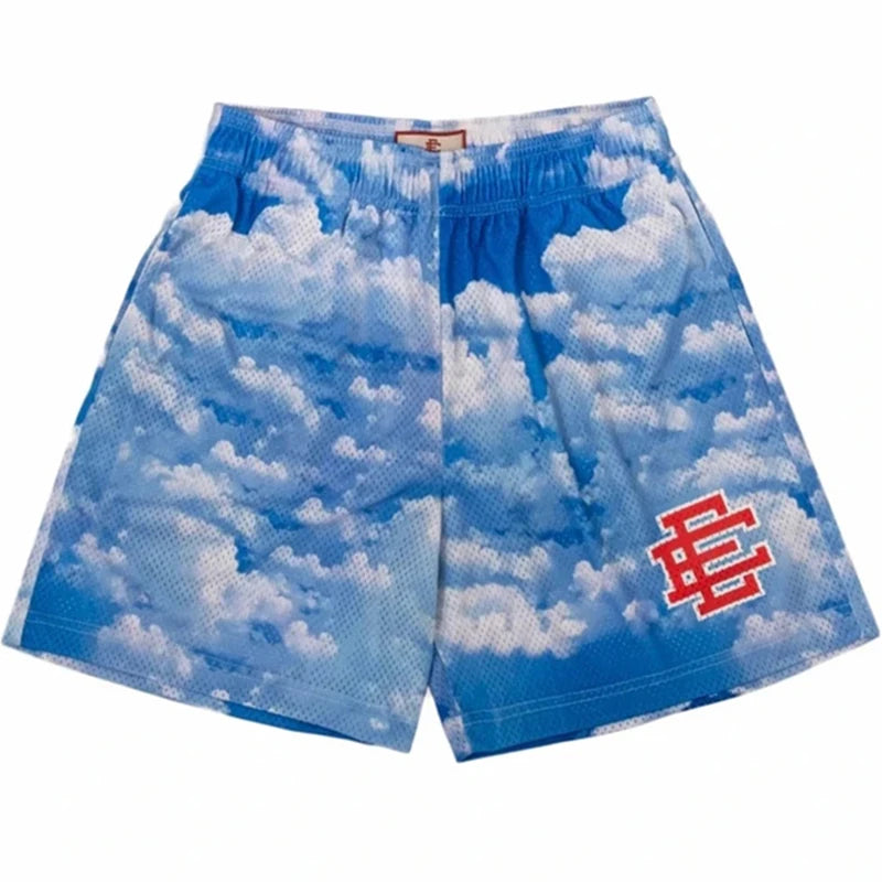 Eric Emanuel New Men Beach Board Shorts fitness Training Workout Sport Short Pants Women Summer Gym Jogging Mesh Casual Short