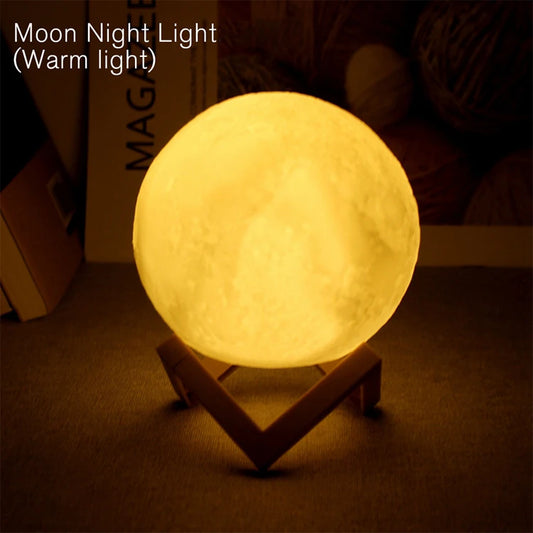 Book Light LED Moon Light Galaxy Light, Moon Night Light, Bedroom Decoration Indoor lighting