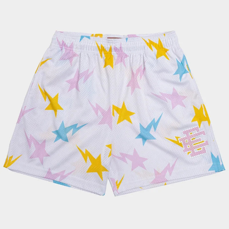 Eric Emanuel New Men Beach Board Shorts fitness Training Workout Sport Short Pants Women Summer Gym Jogging Mesh Casual Short
